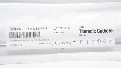 Atrium Medical 8040 PVC Thoracic Cath. 40Fr (x)